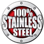 Round 316 Stainless Steel Floor Waste 100mm