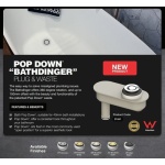 Bathdinger with Pop Down Waste 40mm