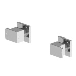 Wahlen Square Wall Top Assembly Chrome