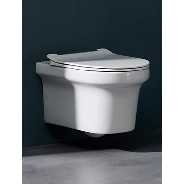 Prato Rimless Flushing Wall Hung Toilet Suite