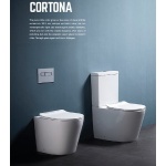 Cortona Rimless Flushing Back To Wall Toilet Suite