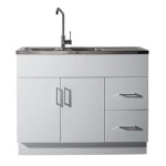 LAUNDRY DOUBLE SINK WITH CABINET 1200MM