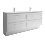 Heritage PVC 1800 Vanity White - Cabinet Only