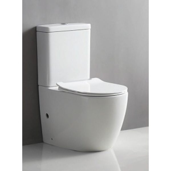 Ascoli Rimless Flushing Back To Wall Toilet Suite