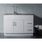 LAUNDRY DOUBLE SINK WITH CABINET 1200MM